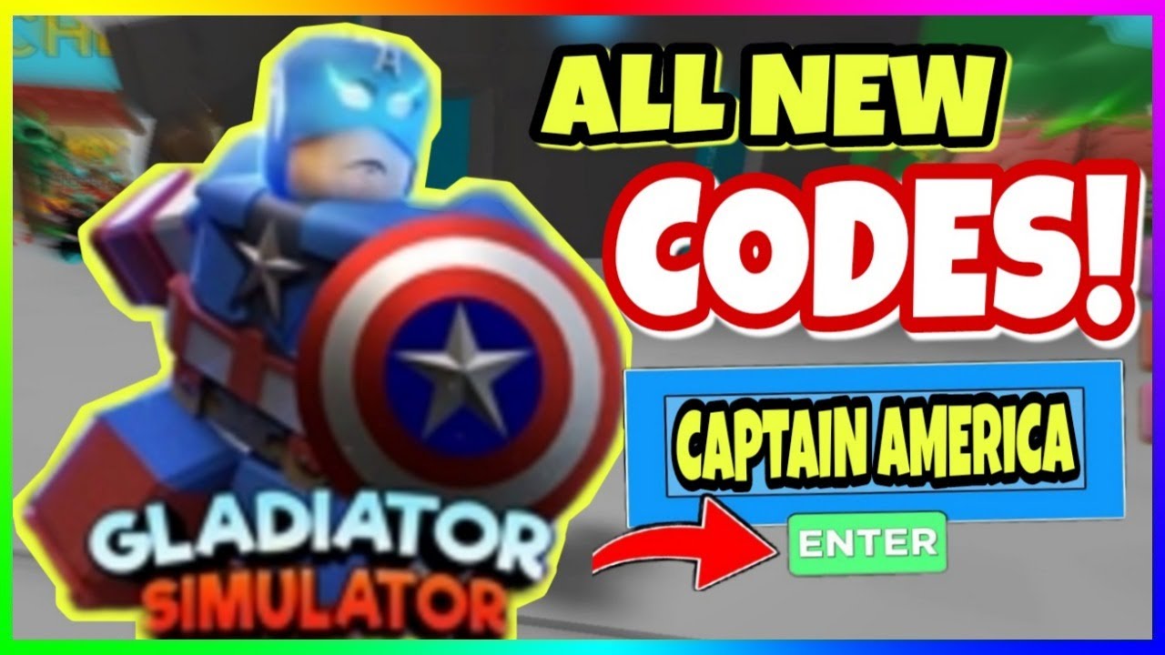 all-new-gladiator-simulator-codes-2020-new-captain-america-updates-roblox-youtube