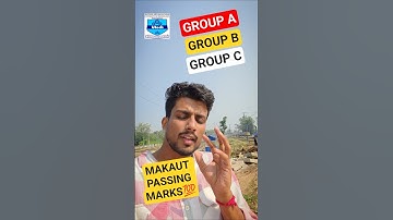 🔴MAKAUT SEMESTER GROUP A, B & C PASSING MARKS STRATEGY⌛😱 #makaut #shorts #viral