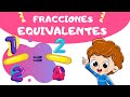 FRACCIONES EQUIVALENTES: Muy fácil para niños de primaria