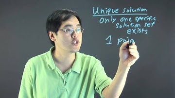 What Is a Unique Solution in Linear Algebra?