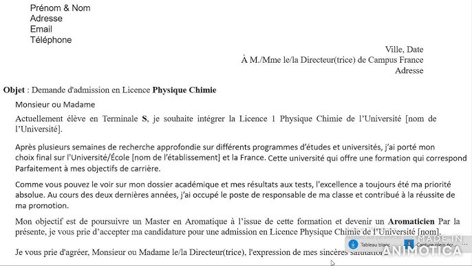 Lettre administrative : Exemple de demande d'aide 