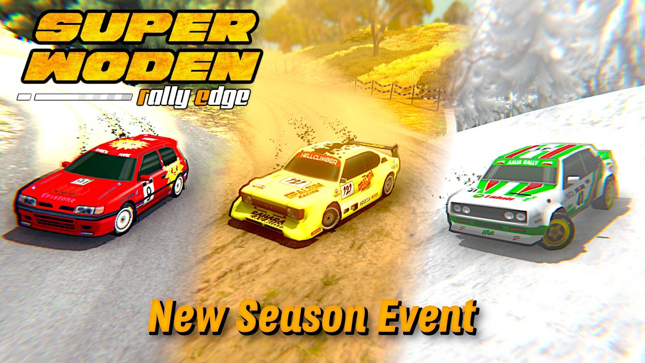 Super Woden Rally Edge – New Season Events | Nissan Sunny Gti-r | Opel Kadett Hc | Fiat 131 Abarth