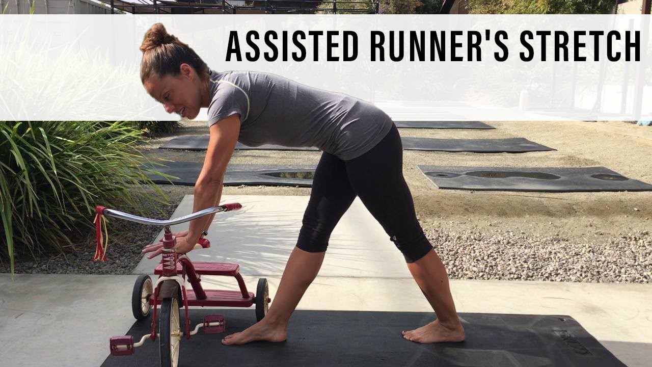 Assisted Runner's Stretch