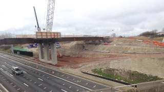 A5M1 Bridge Installation (Luton Road) Time-Lapse