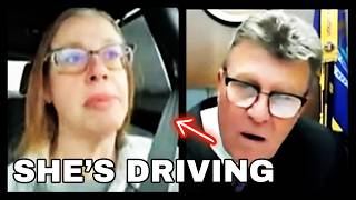 Woman INSISTS She Isn't Driving Car In Zoom Court