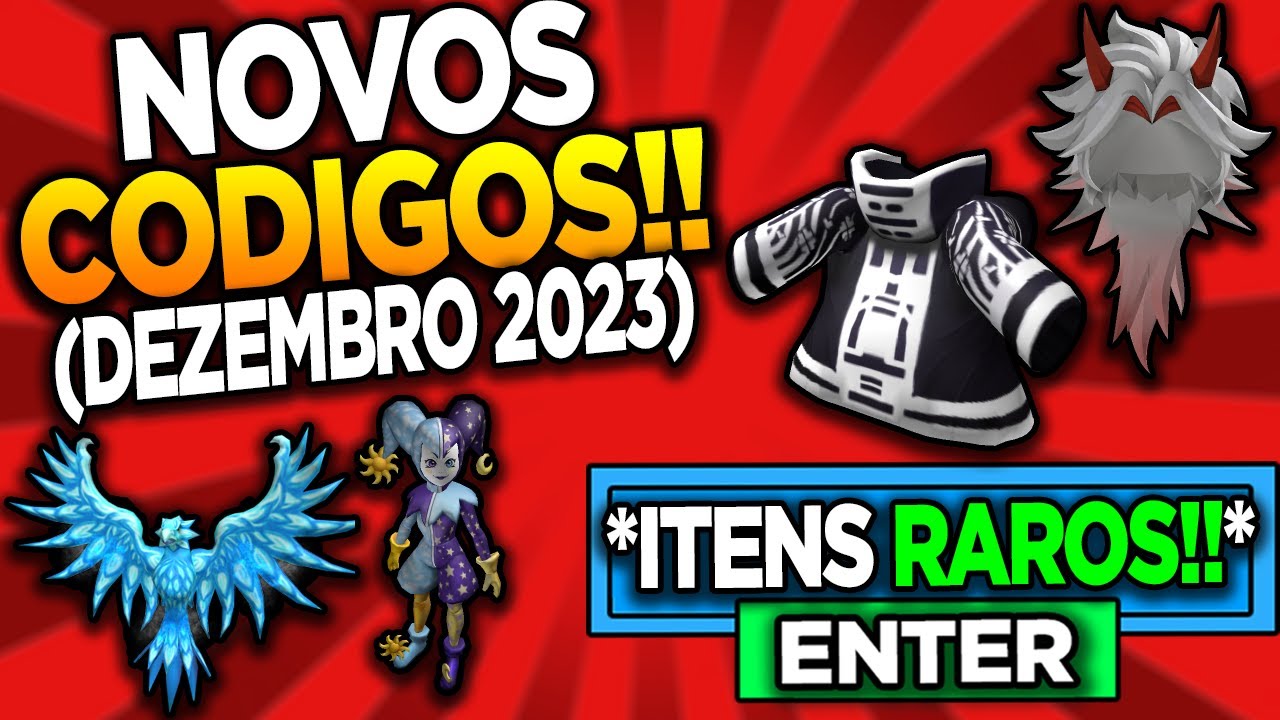 TODOS NOVOS CODIGOS DO ROBLOX!! (NOVOS CODIGOS PROMOCIONAIS) PROMO