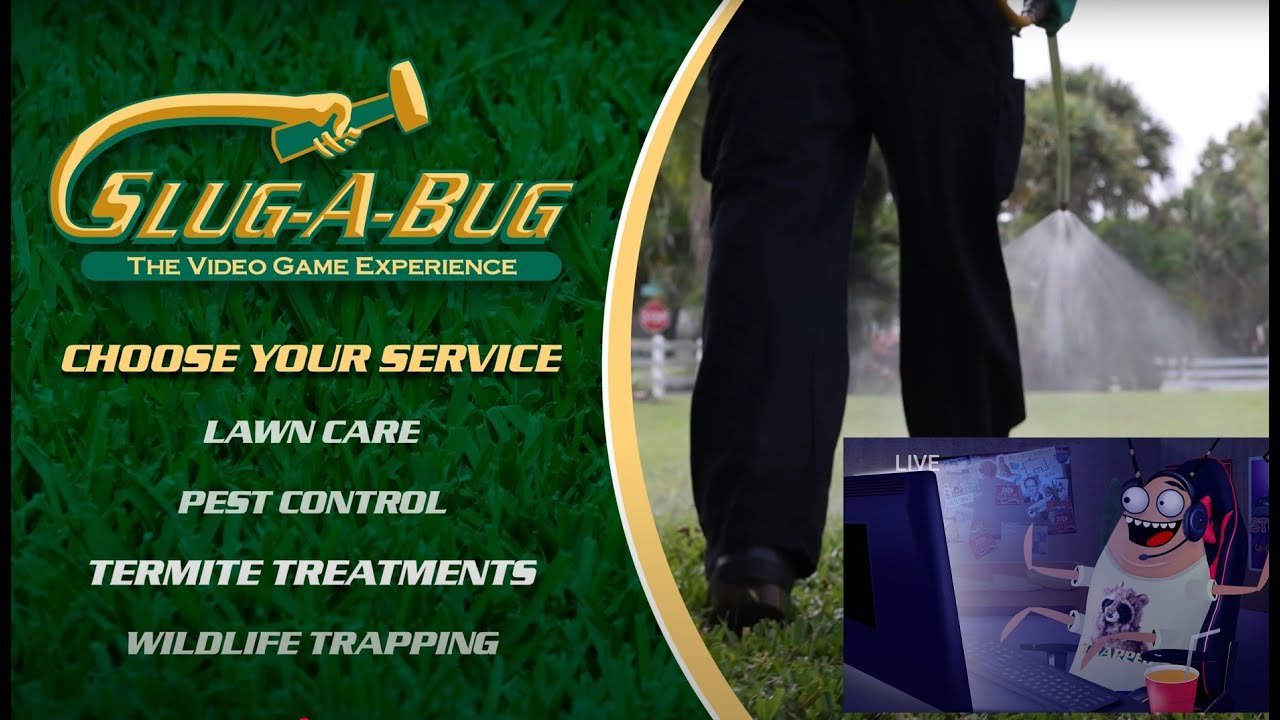 Let's Play Slug-A-Bug: The Video Game Experience | Lawn Care Service