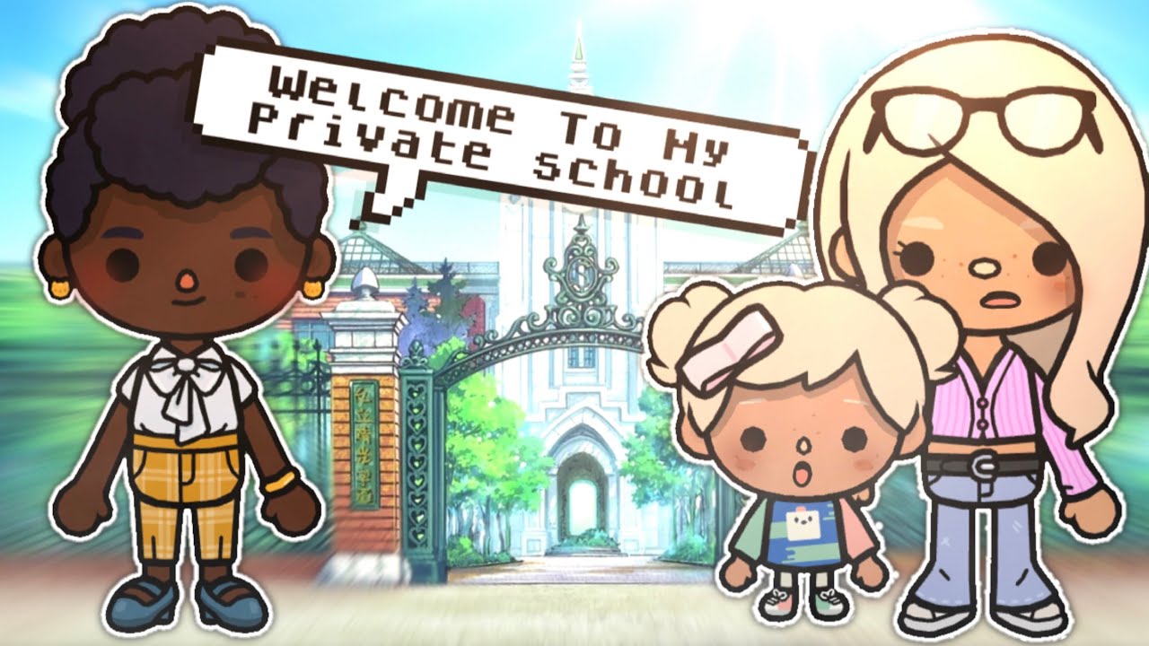 Touring Expensive Private Schools! 🏫 *with voice* Toca Boca Life