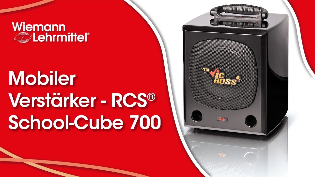 Mobile Verstärker- und Lautsprecher-Anlage RCS® School-Cube 700 (2021)