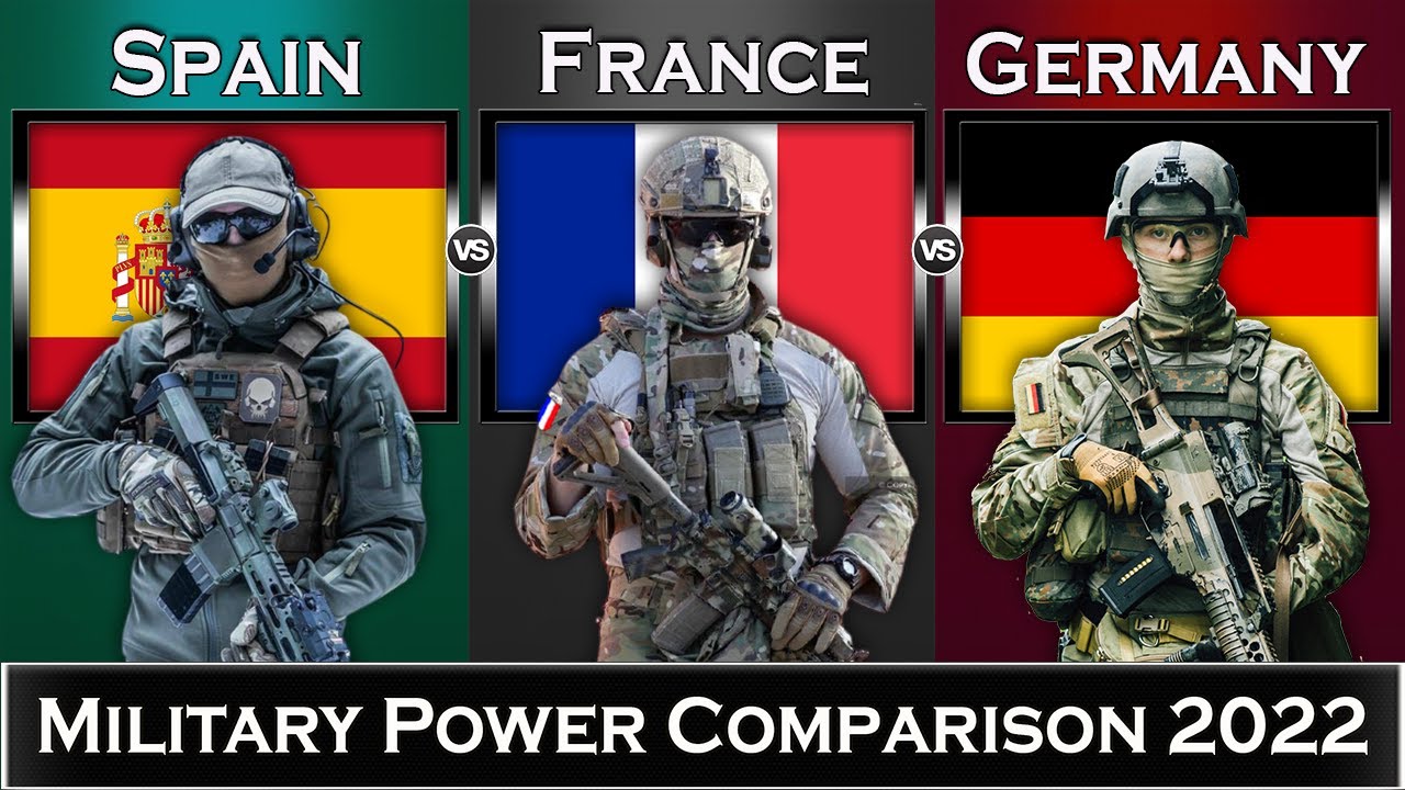 Spain vs France vs Germany Military Power Comparison 2022 Global
