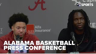 Alabama Guard Mark Sears and Rutgers transfer Clifford Omoruyi talk Alabama basketball