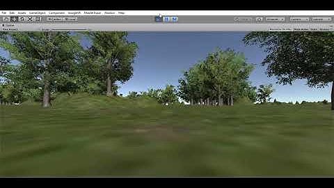 VR Demo in Unity with autowalk