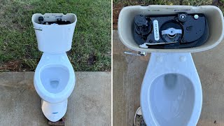 Glacier Bay PowerFlush Toilet Bucket Flush Tests!