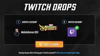 FREE STUFF - TWITCH DROPS - PROMO CODES - MARVEL Strike Force - MSF