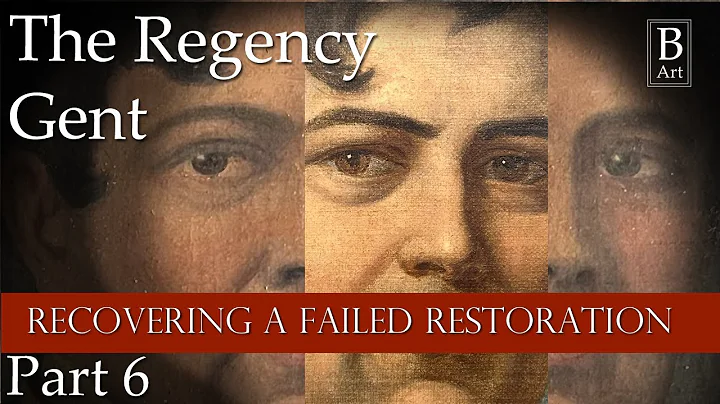 Retouching a Failed Painting Restoration - The Regency Gent part 6 #paintingrestoration