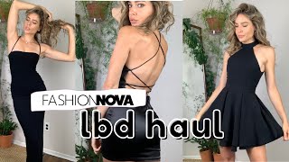 Little Black Dress Try On Haul ft. Fashion Nova