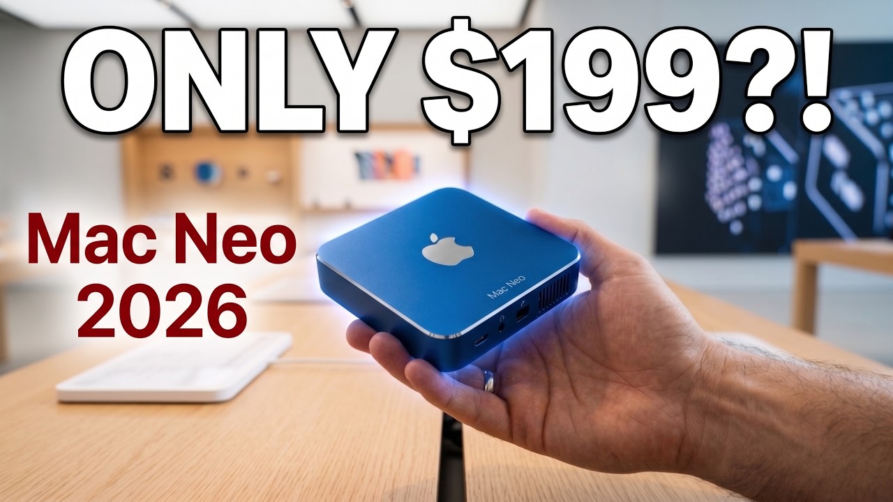 TIM COOK'S REVENGE: Apple's $199 Mac Mini Neo Changes EVERYTHING