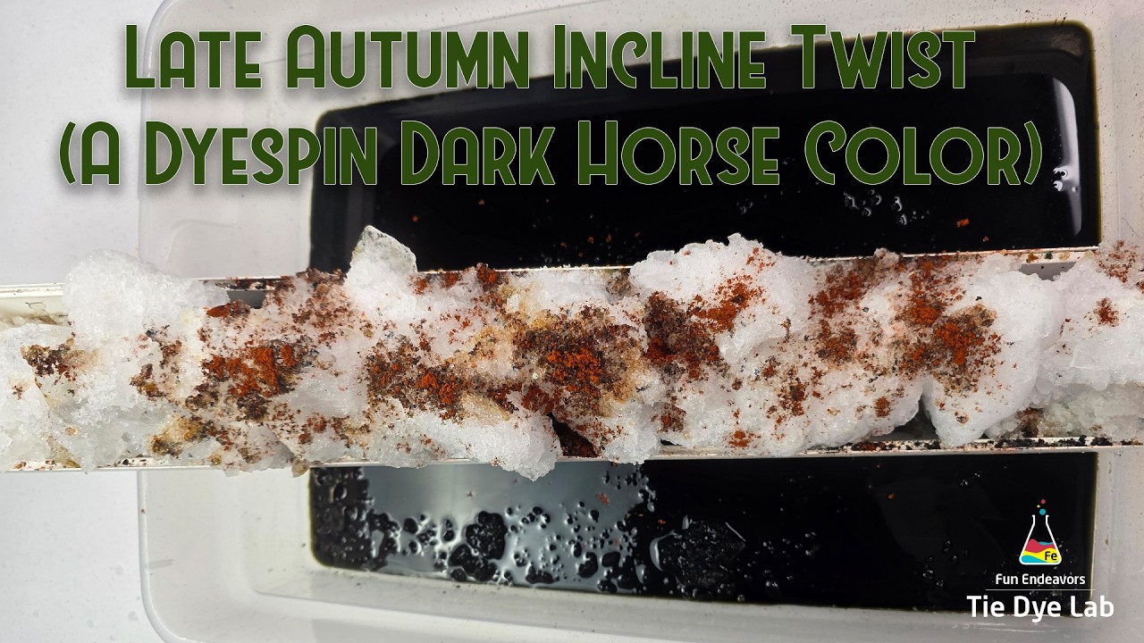 Дизайн в стиле тай-дай: Late Autumn Incline Twist (Dark Horse Dye)