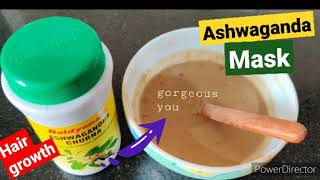 DIY - Ayurvedic herbal Ashwagandha Amla Aloe Vera Hair Mask for Hair Growth Hair Loss Grey Hair