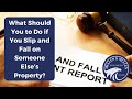 Premises Liability Information: Dallas slip and fall lawyer Shane Mullen of Mullen & Mullen Law Firm discusses what you need to do if you've been injured on someone else's property.

Call...