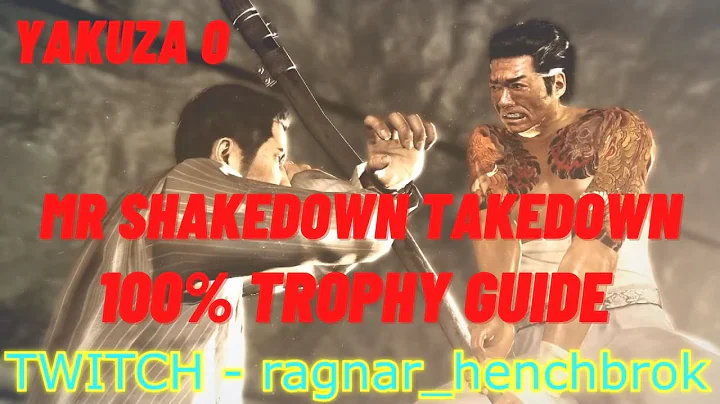 Mr Shakedown Takedown Trophy - Yakuza 0 100% Trophy Guide
