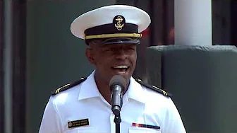 National Anthem - Midshipman Andre Rascoe