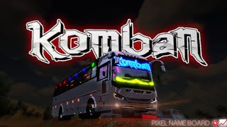 KOMBAN PIXEL NAME BOARD LIVERY // BUS SIMULATOR KERALA LIVERY RELEASED  screenshot 5