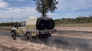 Toyota Landcruiser 79 twin 4” GSL Exhaust (Compilation)