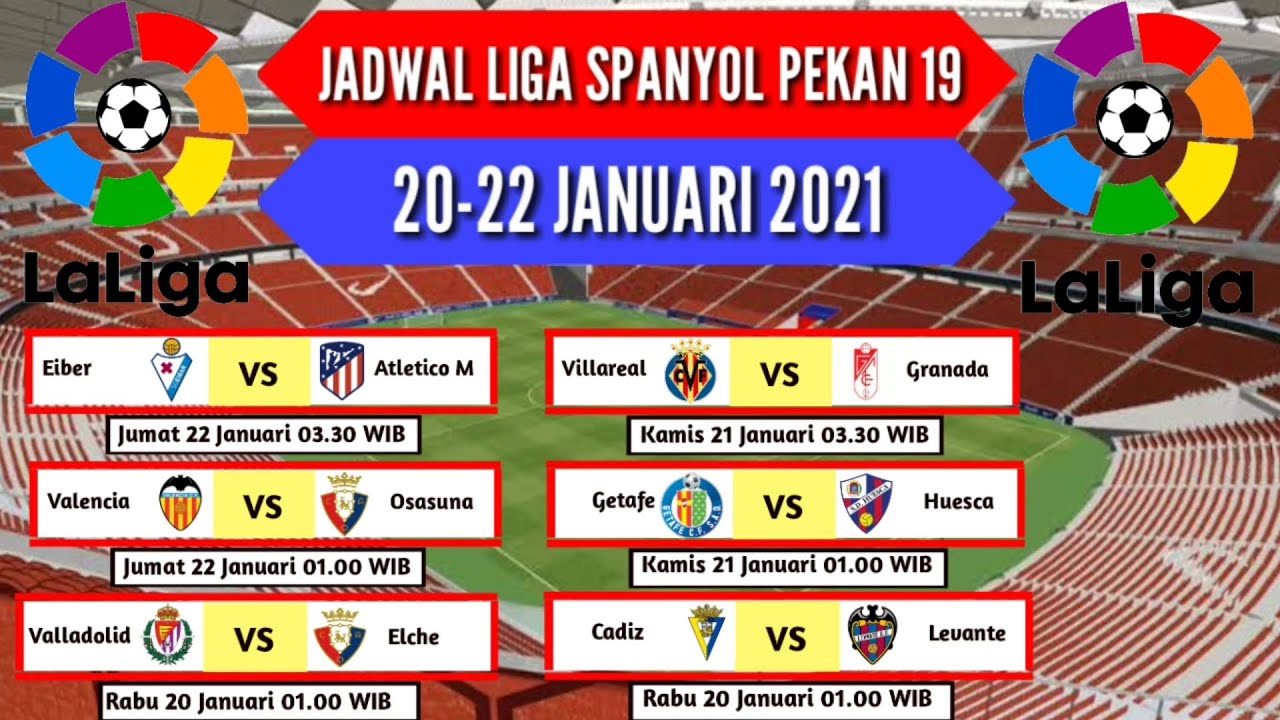Jadwal Liga Spanyol 2021 : Jadwal Siaran Langsung Liga Futsal