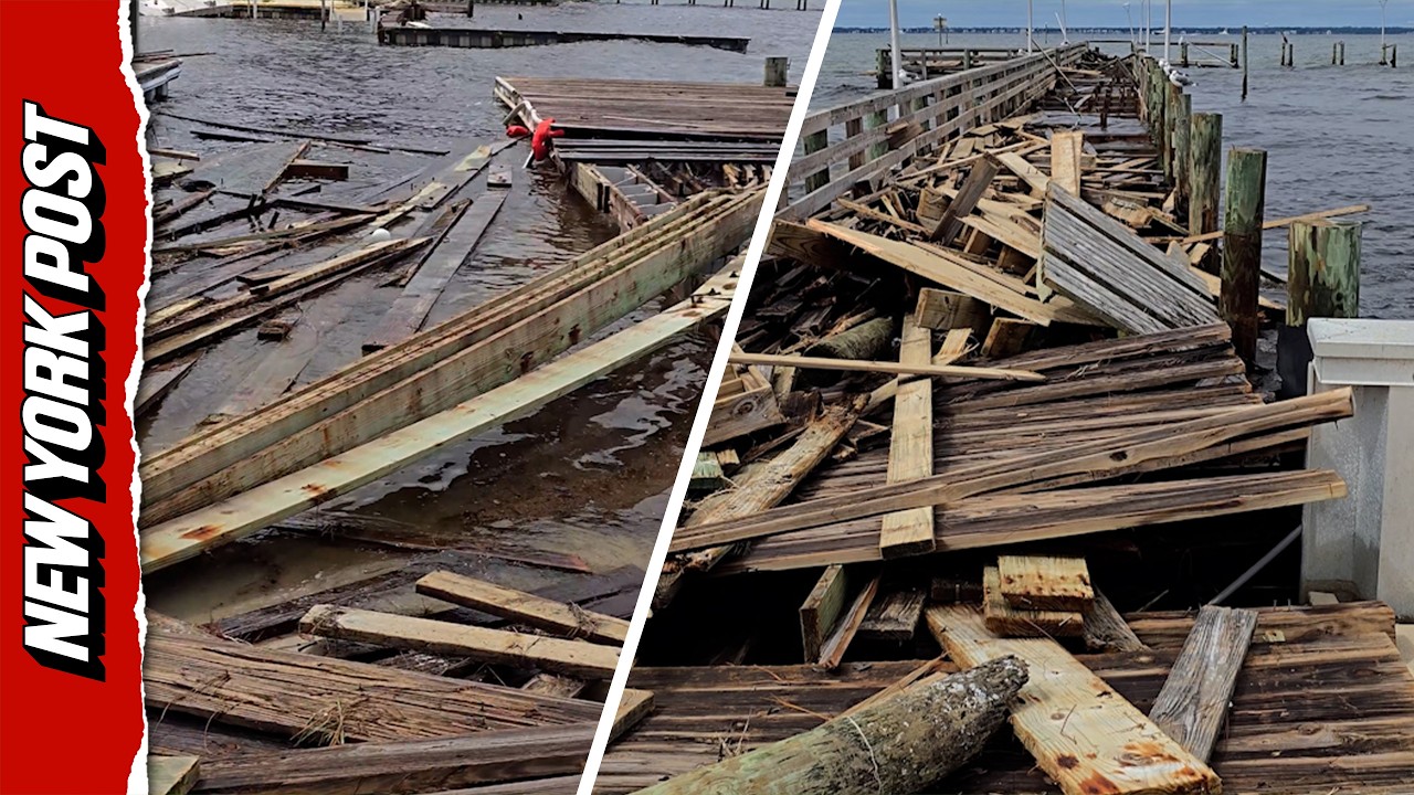 Hurricane Isaias Destroys Florida Pier