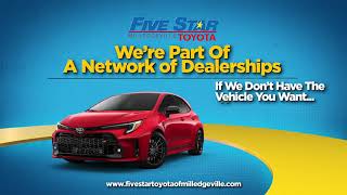 Come See Why... #FiveStarToyotaMilledgeville