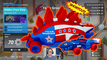 69 Hidden From View "Garage Yo-Yo" Time Attack SHORTCUT Garage track Hot Wheels Unleashed