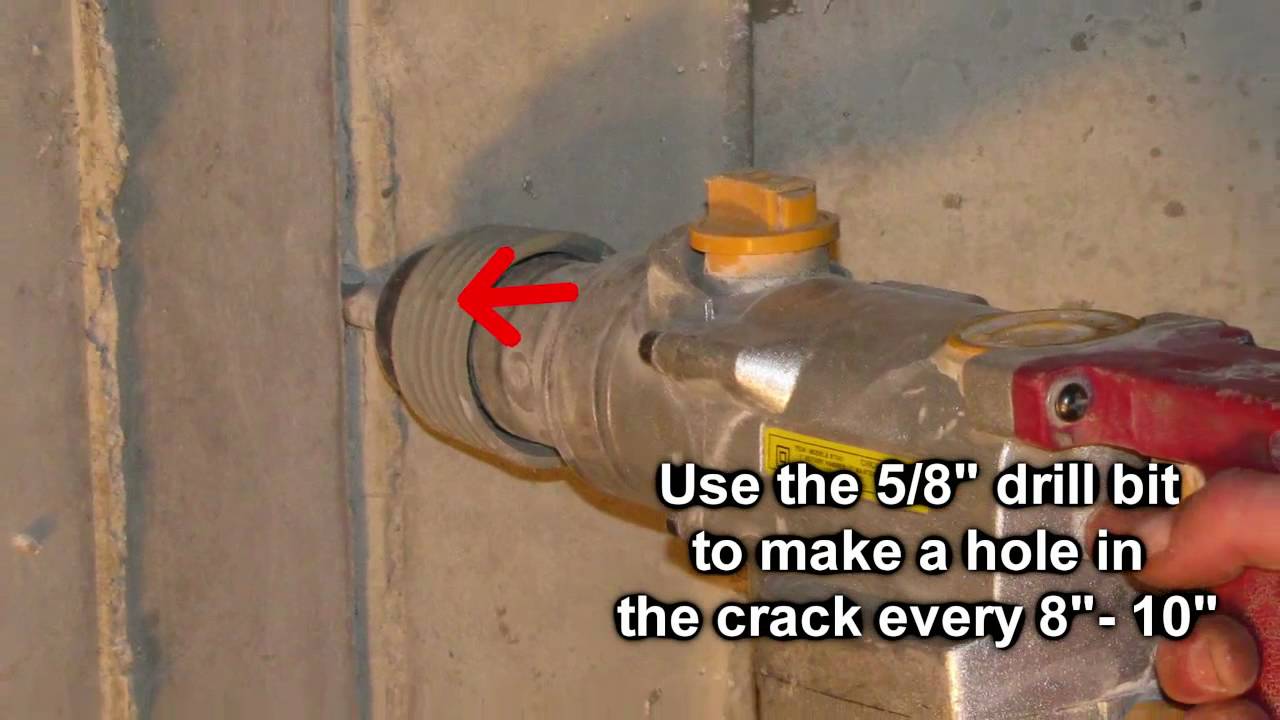 Basement Waterproofing Chicago Corner Foundation Crack Repair YouTube