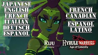 Riju All 8 Voices Comparison - Hyrule Warriors: Age of Calamity