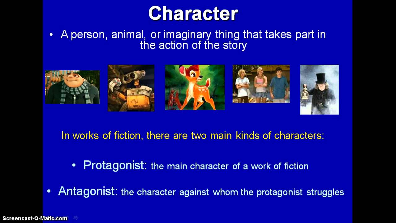 Characterization Flipped Lesson Youtube