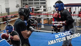 REMATCH! Amateur Boxers Trade HUGE Combinations In Sparring!