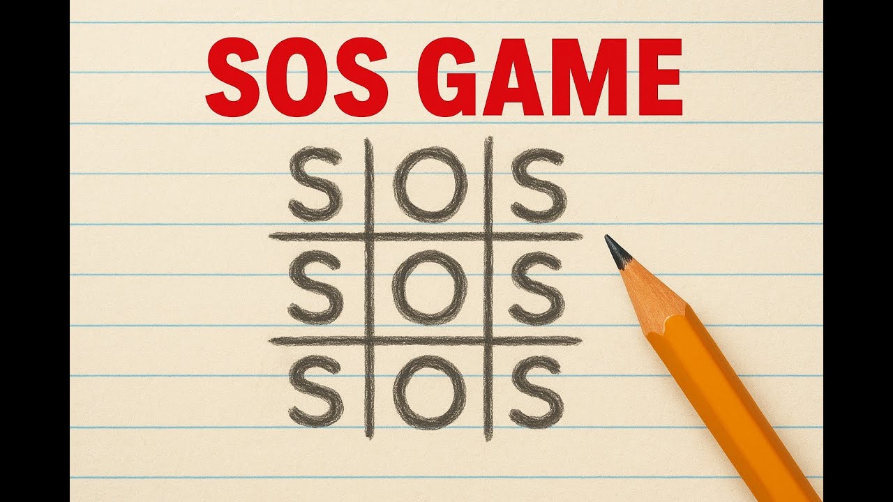 SOS Game Challenge | Who Makes SOS First? 🔥