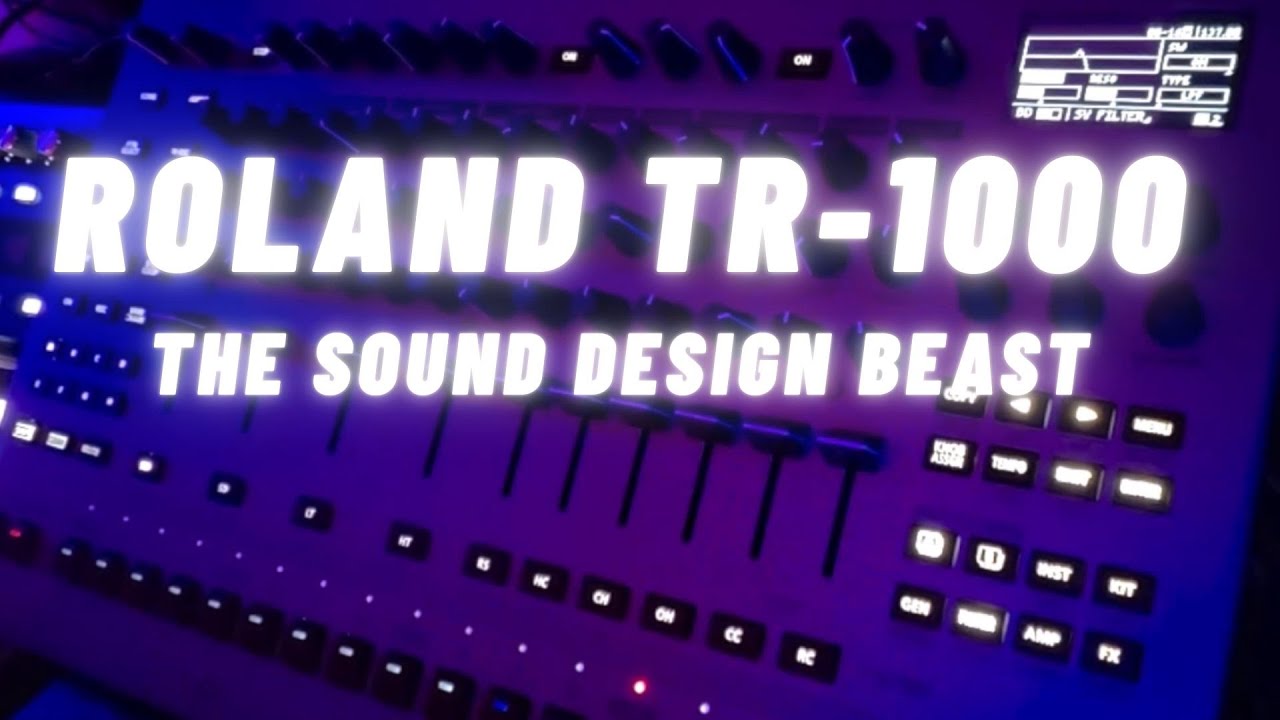 Roland TR-1000 Is A Sound Design Beast!