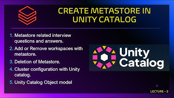 Unity Catalog 3 ||  Creation of Metastore in Databricks