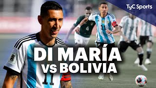 DI MARÍA MASTERCLASS vs BOLIVIA 🔥 ARGENTINA'S CAPTAIN, FLEW AT ALTITUDE, DOUBLE ASSIST AND MORE
