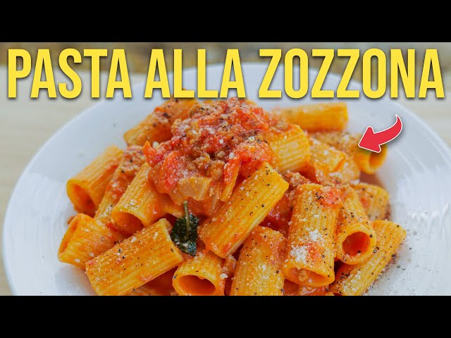 How to Make PASTA ALLA ZOZZONA - The Cousin of Carbonara who Likes Red Sauce class=