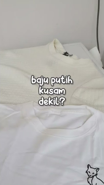 CARA MENCERAHKAN PAKAIAN PUTIH TANPA PEMUTIH | CLEANING TIPS | TIPS BEBERSIH PAKAIAN DEKIL