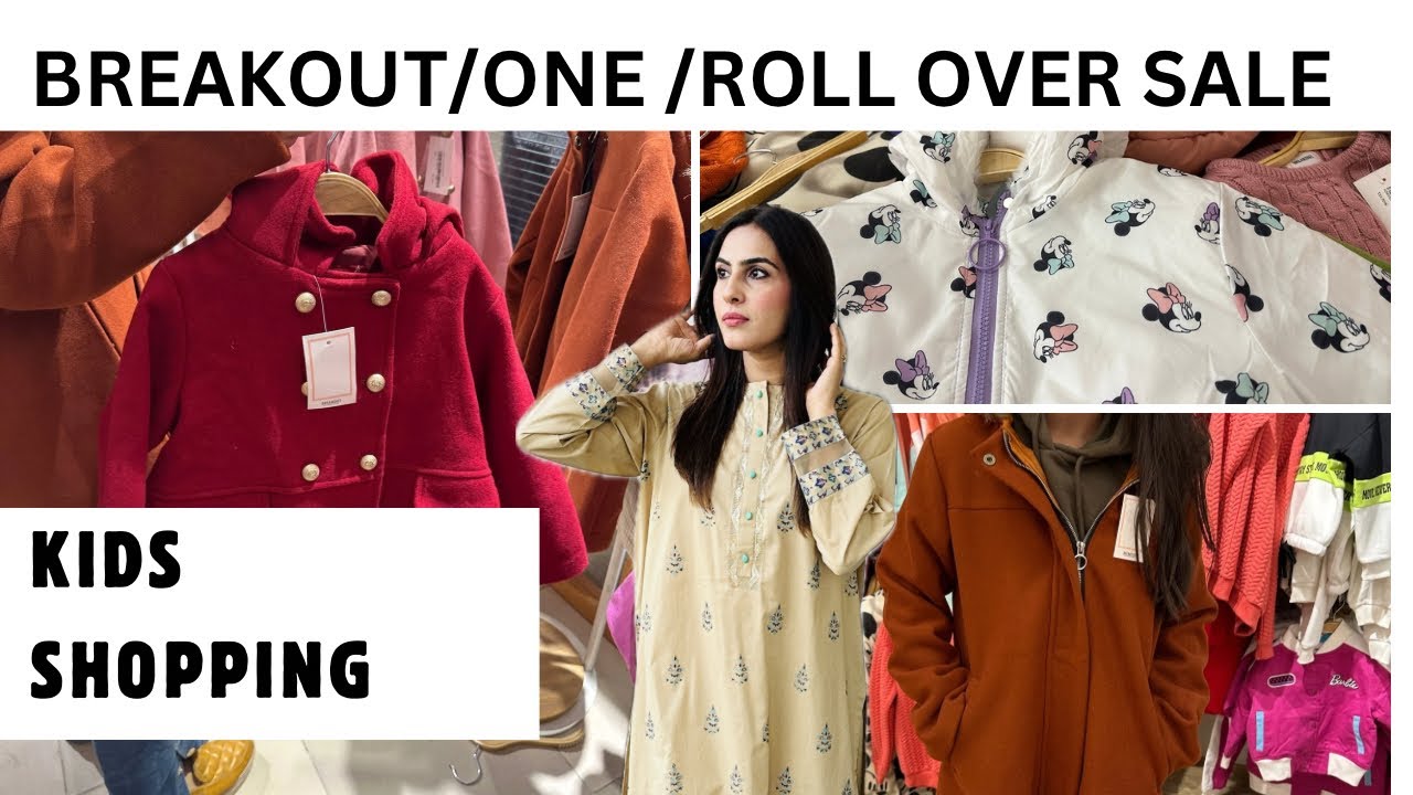 Kids Winter collection SALE/ FLAT 50 & 30 %off / Breakout/ Outfitters/ One/ Rollover shopping haul