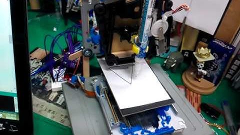 Arduino 控制DVD光碟機所組成的CNC繪圖機 part2 (畫圓)