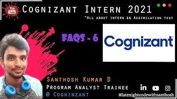 faq-6 cognizant internship 2021 - All Your Answers | when will i get offer letter?? | Must watch