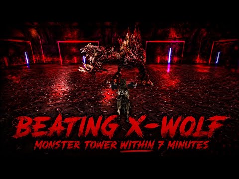 Beating X-Wolf Monster Tower within 7 Minutes
