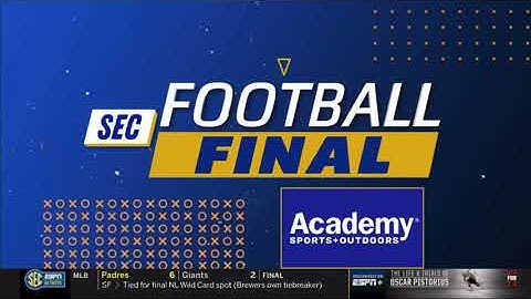 SEC Network - Premiere of SEC Football Final: Intro / End