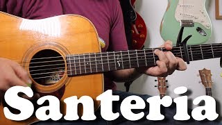 Video thumbnail of "Sublime - Santeria - Super Easy Beginner Acoustic Guitar Tutorial"