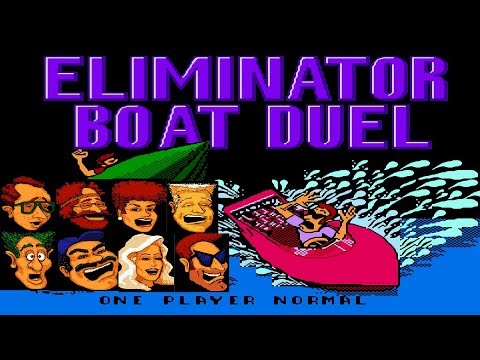 Eliminator Boat Duel (Гонки на Катерах). walkthrough. NES. Dendy прохождение