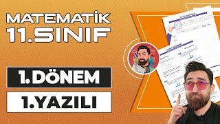 11.Sınıf 1.Dönem 1.Yazılı Soruları | Akademi Serisi | MEB Uyumlu | Ücretsiz PDF #matematikyazılı